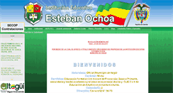 Desktop Screenshot of ieestebanochoa.edu.co