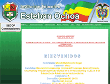 Tablet Screenshot of ieestebanochoa.edu.co